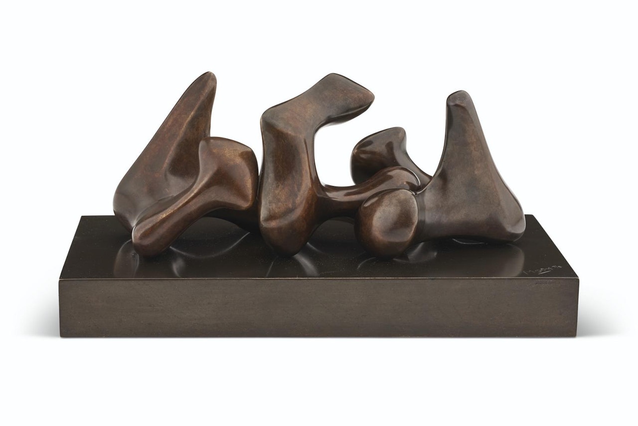 Maquette for Three Piece No. 3: Vertebrae by Henry Moore