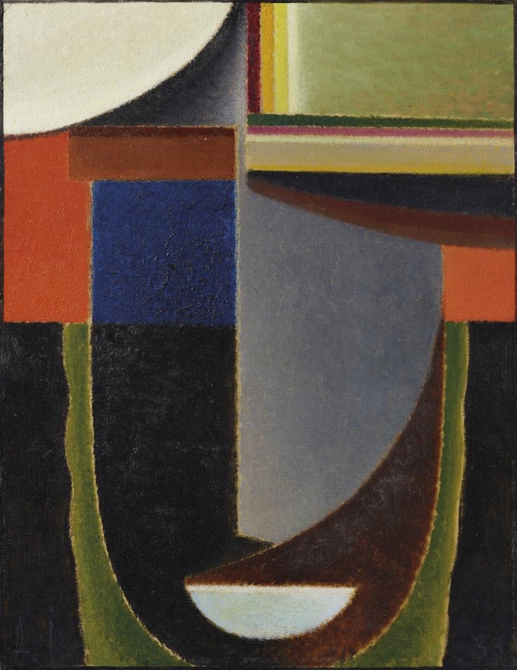 Abstrakter Kopf: Andante by Alexej von Jawlensky