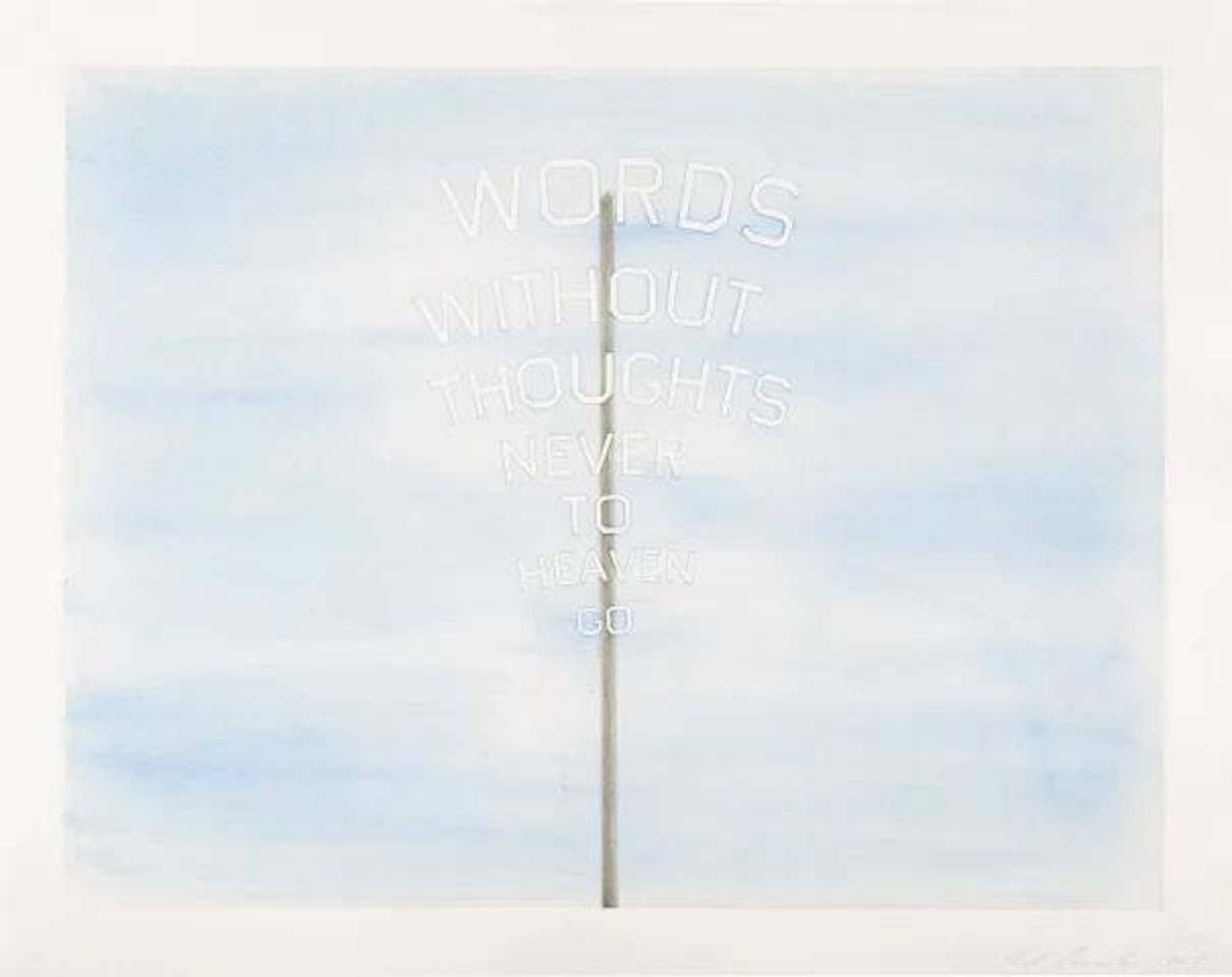 Words #2 by Ed Ruscha