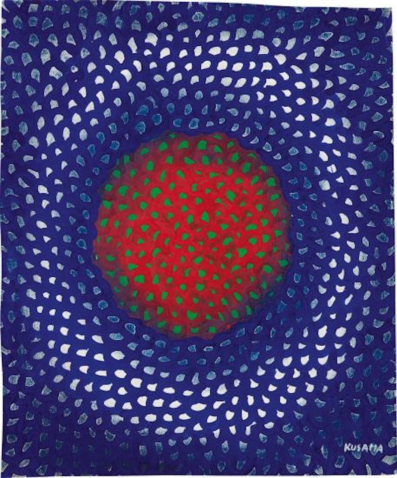 Sun Green by Yayoi Kusama