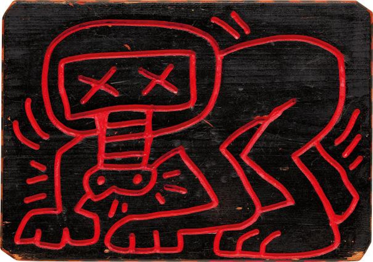 Untitled (Beast) by Keith Haring