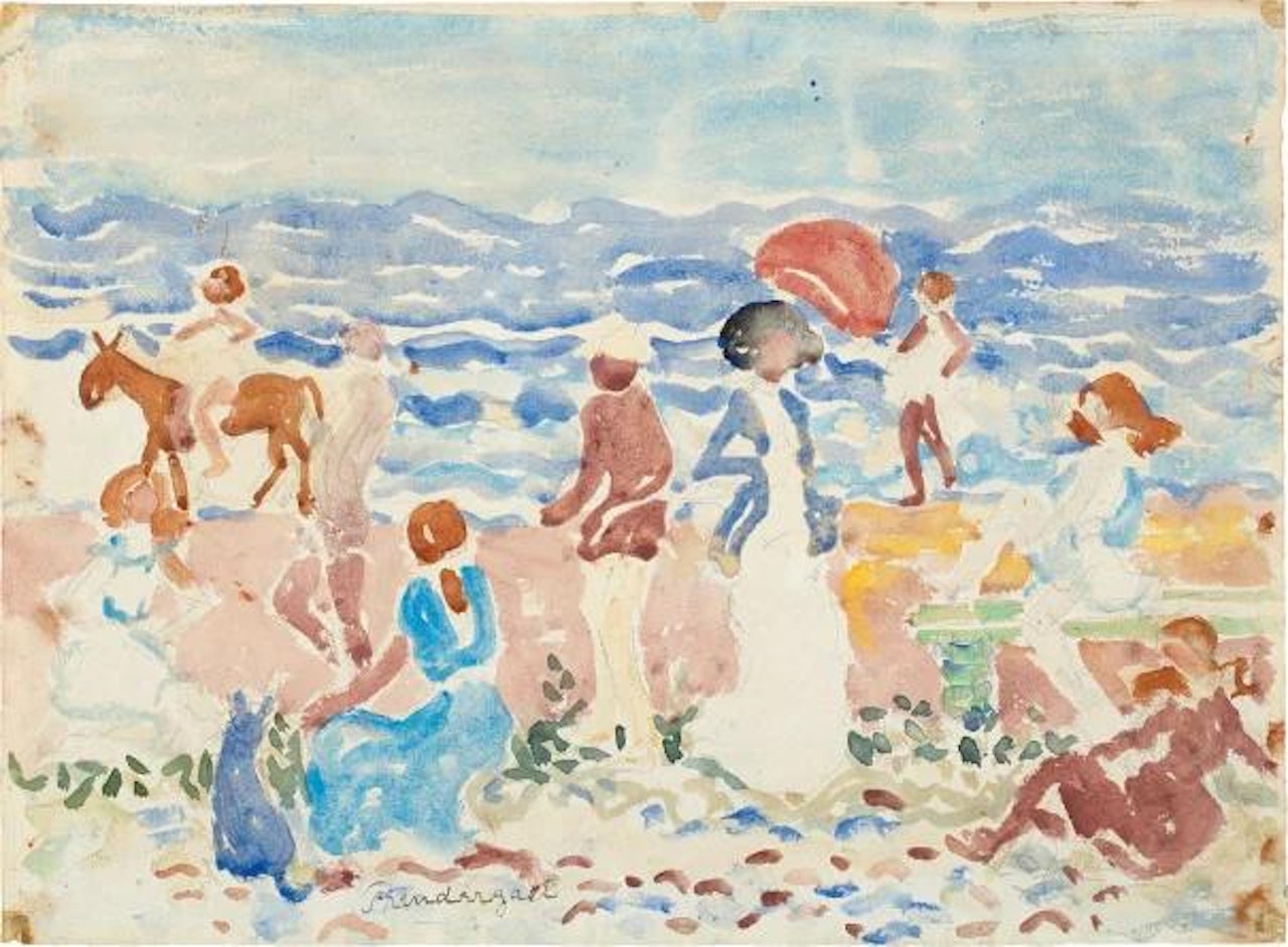 Figures at the Shore by Maurice Prendergast