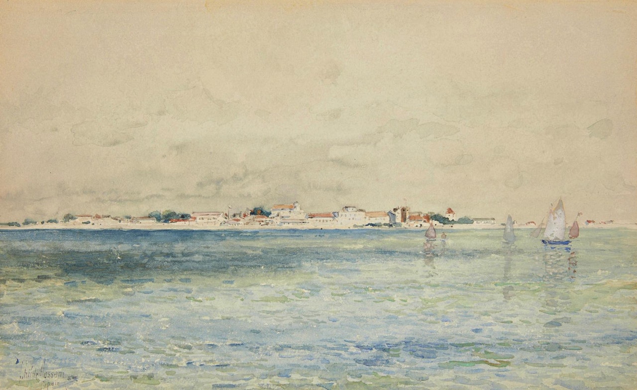 Coastal Scene, Spain by Childe Hassam