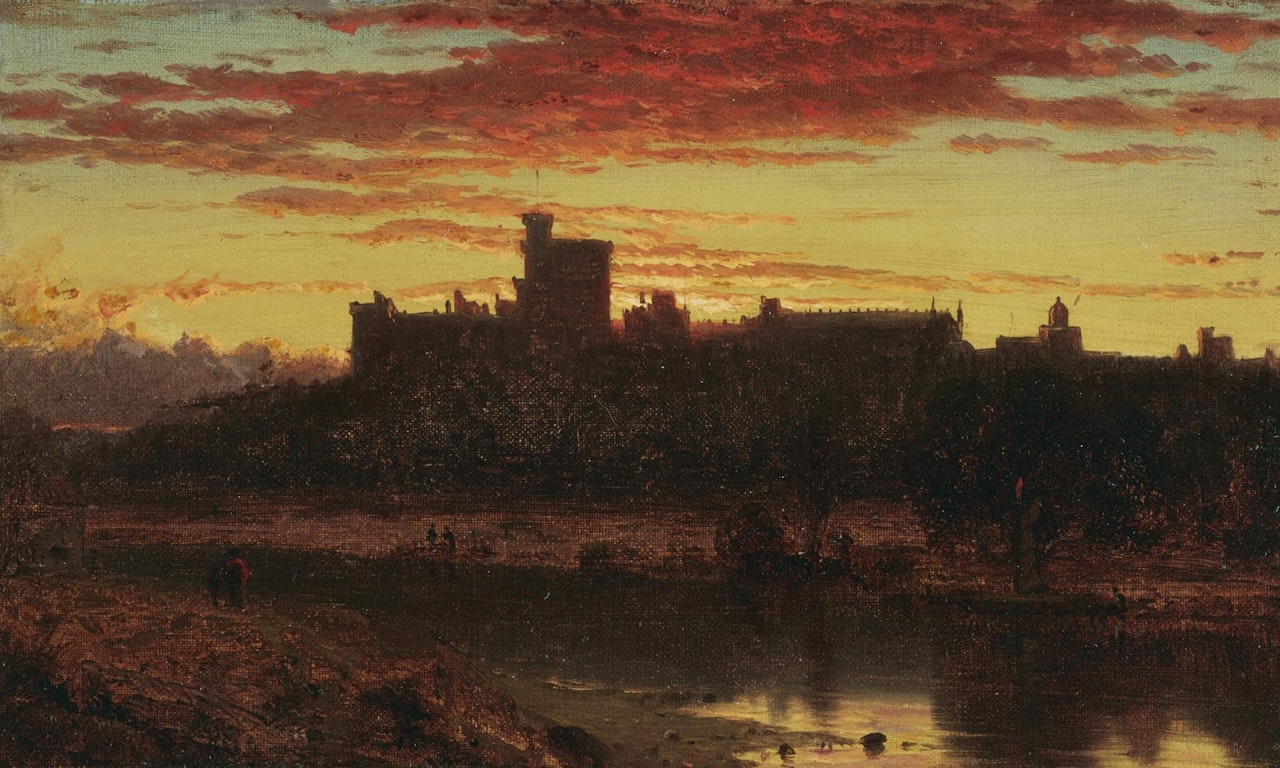 Windsor Castle at Sunrise by Sanford Robinson Gifford