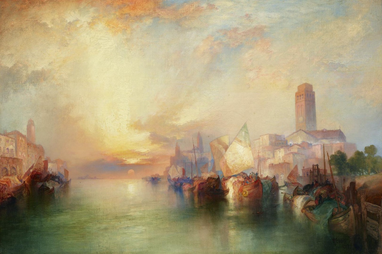 View of Venice by Thomas Moran