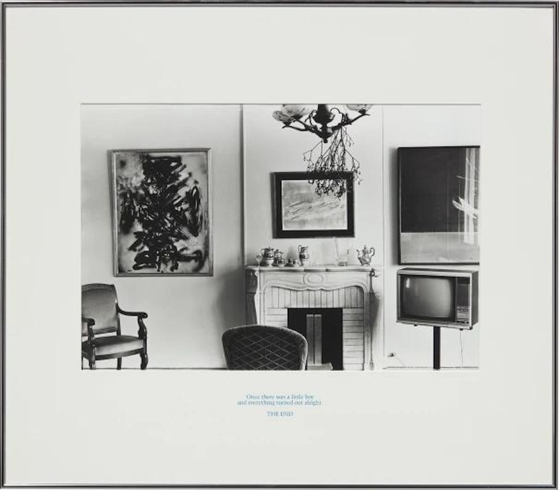 Once There Was a Little Boy and Everything Turned Out Alright. THE END by Louise Lawler
