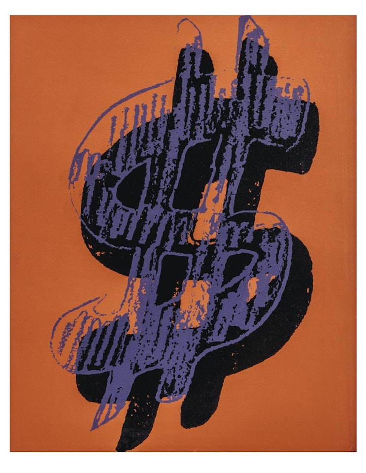 Dollar Sign by Andy Warhol