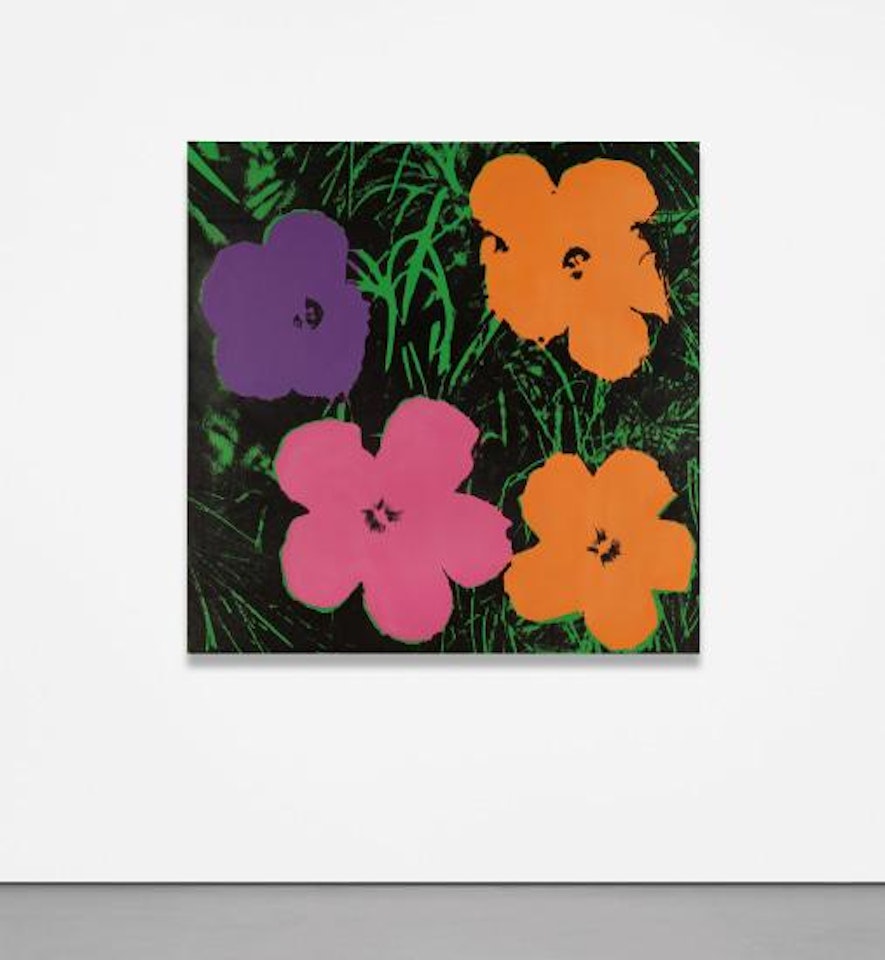 Late Four-Foot Flowers by Andy Warhol