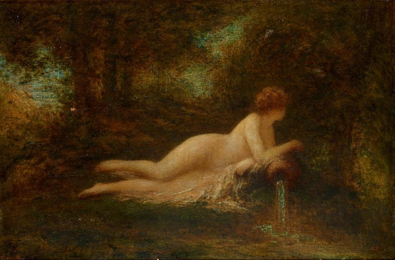 La source dans le bois by Henri Fantin-Latour