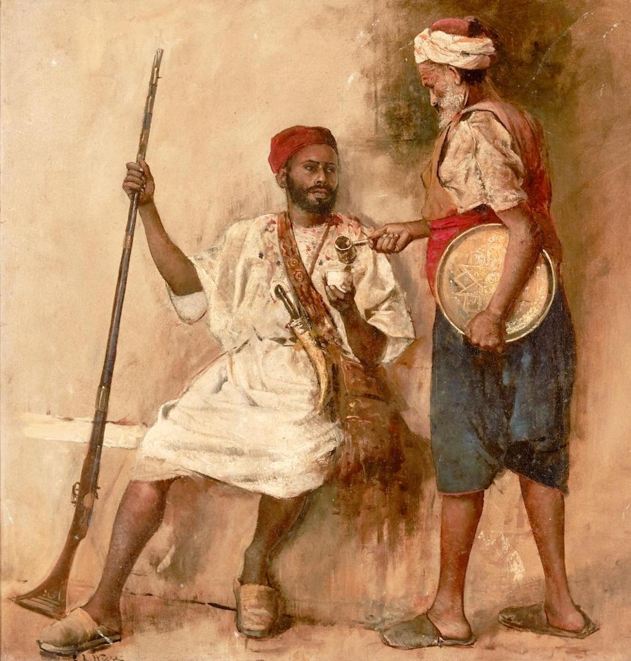 A cup of coffee by Edwin Lord Weeks