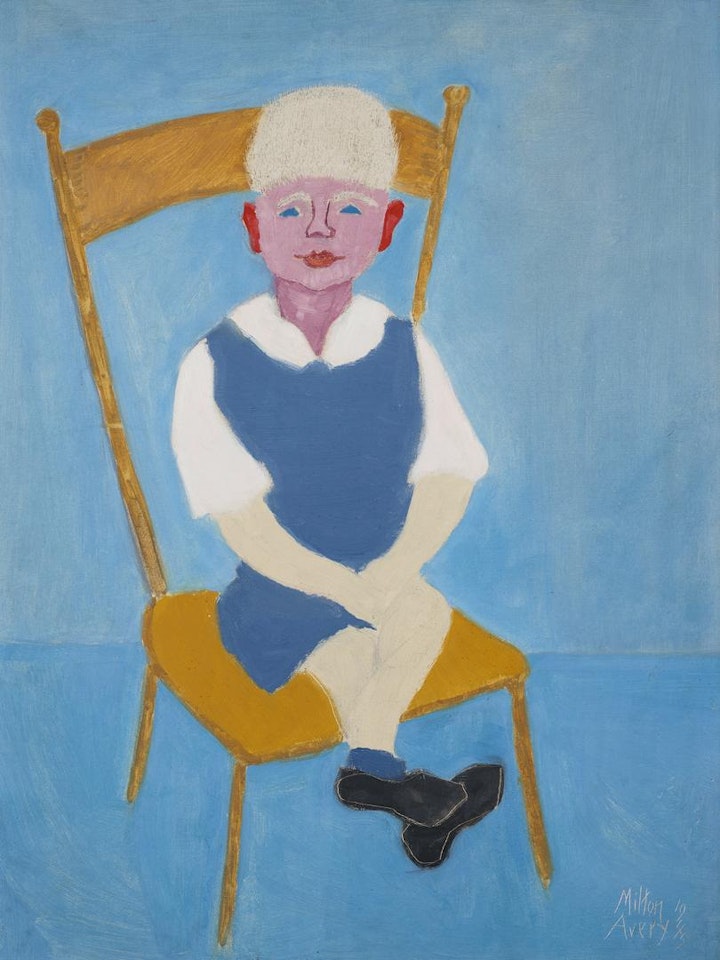 Blonde Boy by Milton Avery