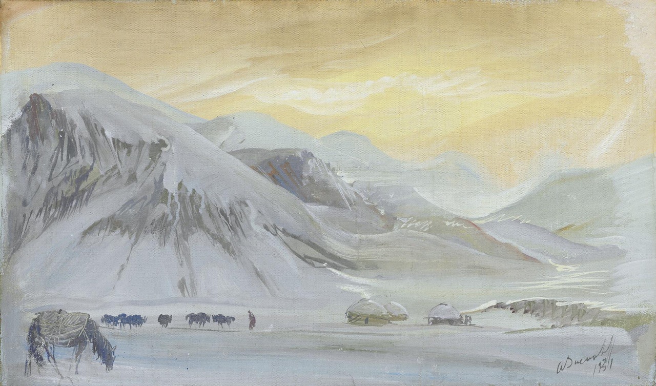 Soubachi, the Pamir Mountains by Alexander Evgenievich Yakovlev