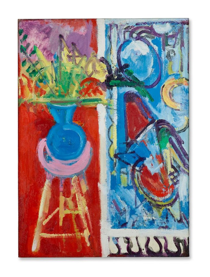 Blue Vase by Hans Hofmann