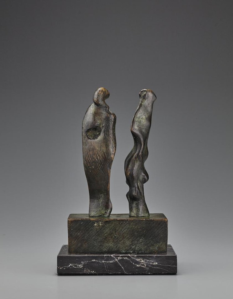Two Standing Figures: Twisting by Henry Moore