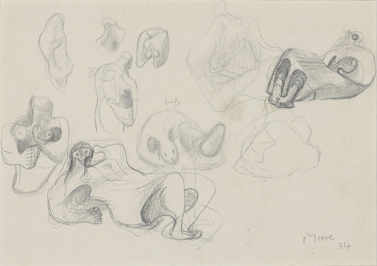 Ideas for Sculpture by Henry Moore