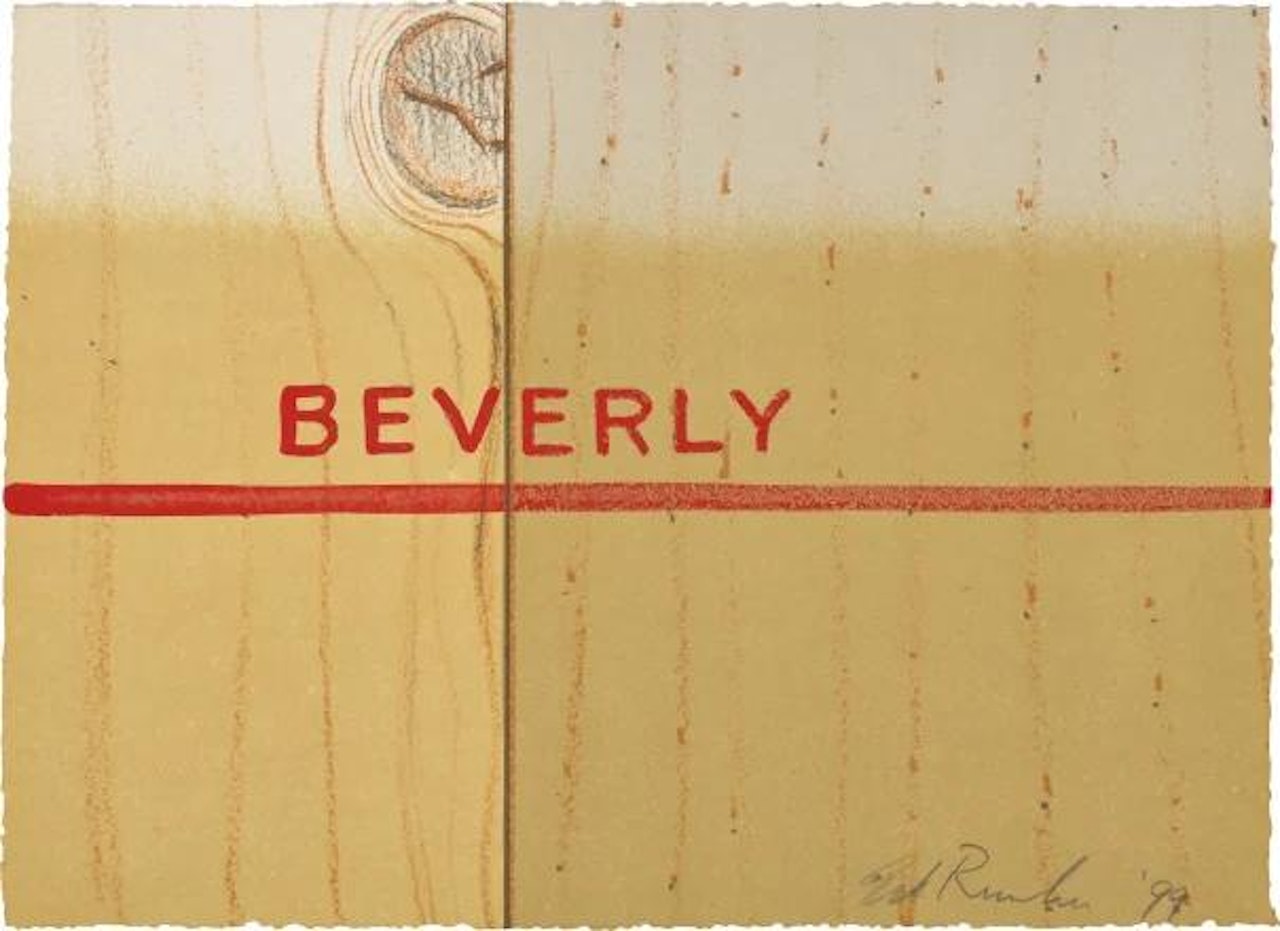Beverly by Ed Ruscha