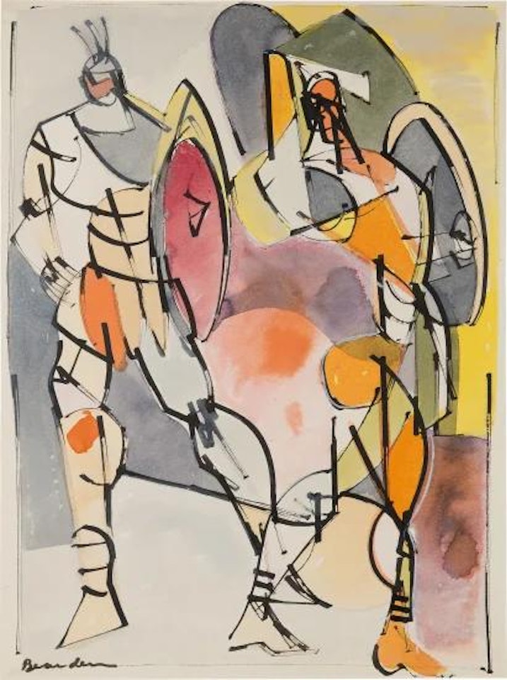 Figures (Abstract) by Romare Bearden