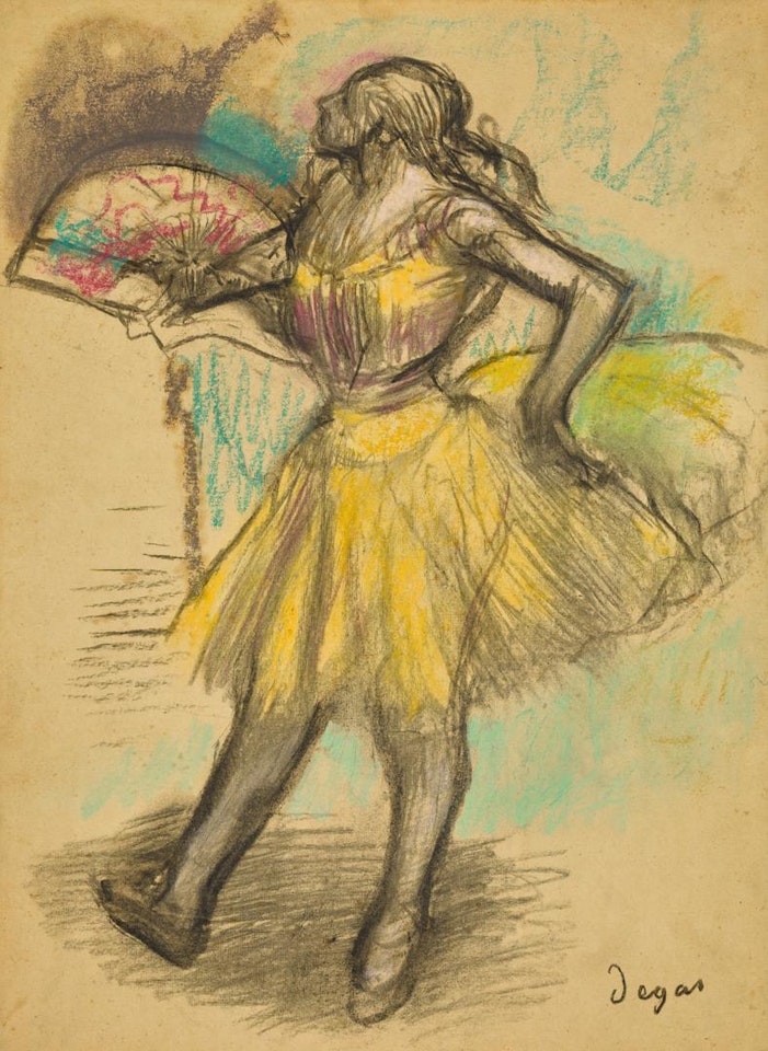 DANSEUSE À L'ÉVENTAIL by Edgar Degas