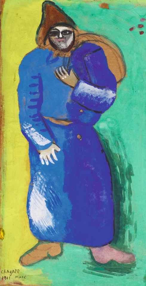 LE COLPORTEUR by Marc Chagall