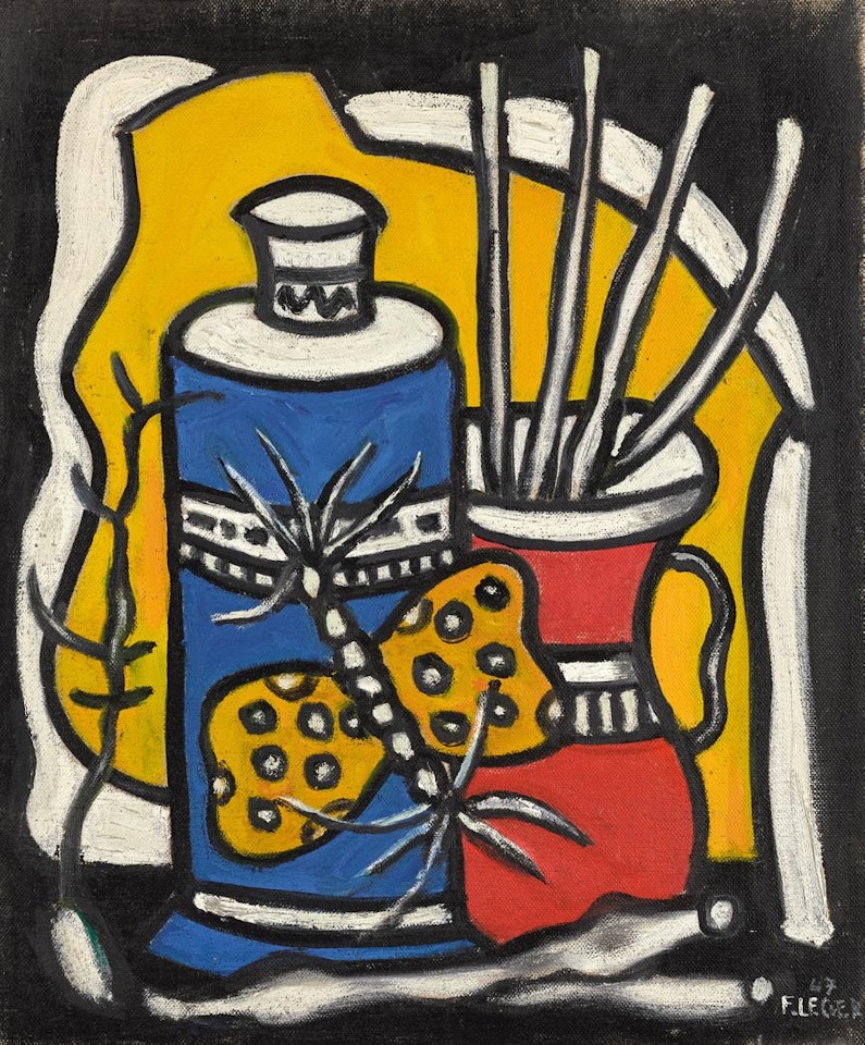 NATURE MORTE AU PAPILLON by Fernand Leger