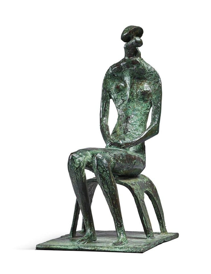 SEATED FIGURE by Henry Moore