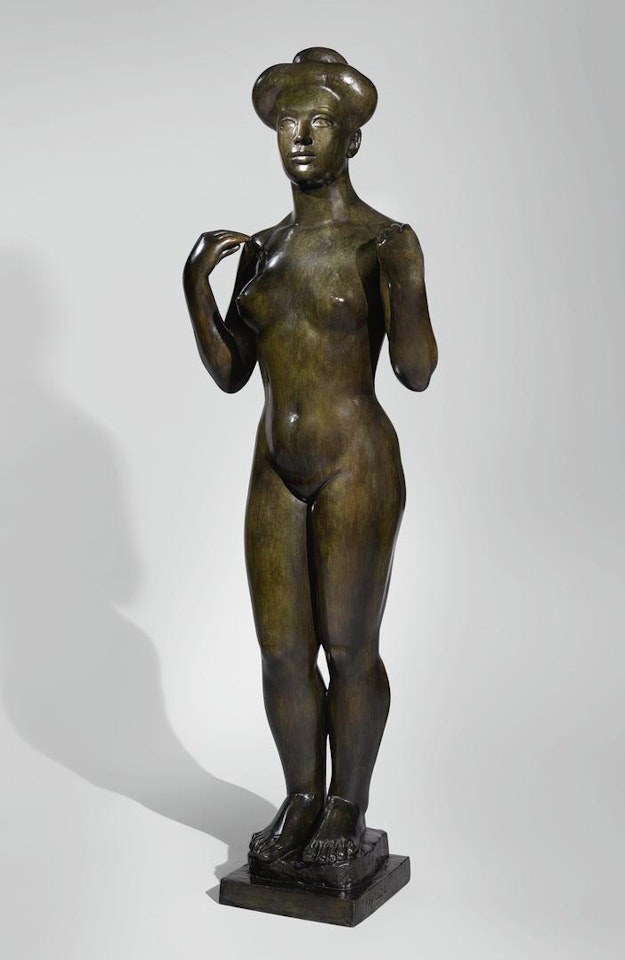 BAIGNEUSE DEBOUT LES BRAS AUX ÉPAULES by Aristide Maillol