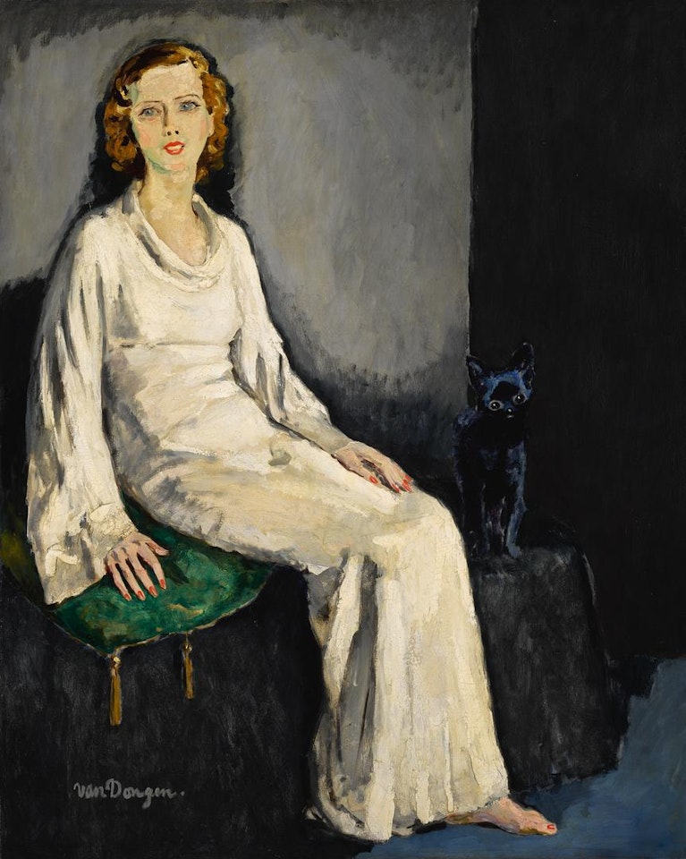 ALICIA ALANOVA (JEUNE FILLE AUX PIEDS NUS) by Kees van Dongen