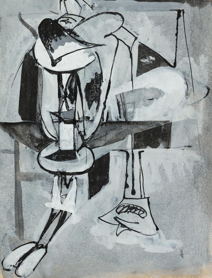 STUDY FOR "AGONY" by Arshile Gorky