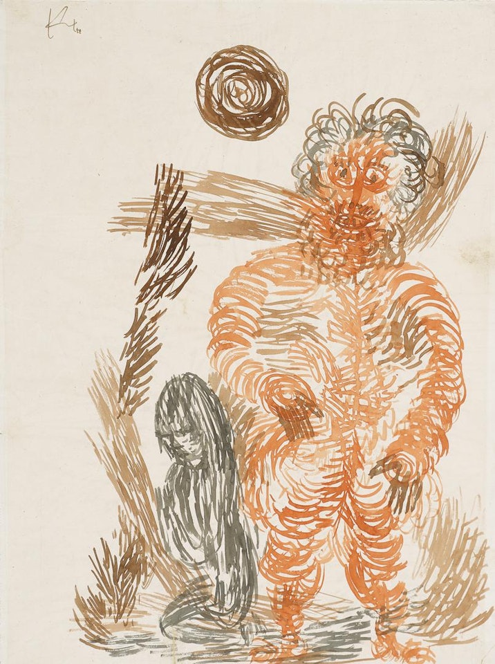 GEWALT DES RIESEN (POWER OF THE GIANT) by Paul Klee