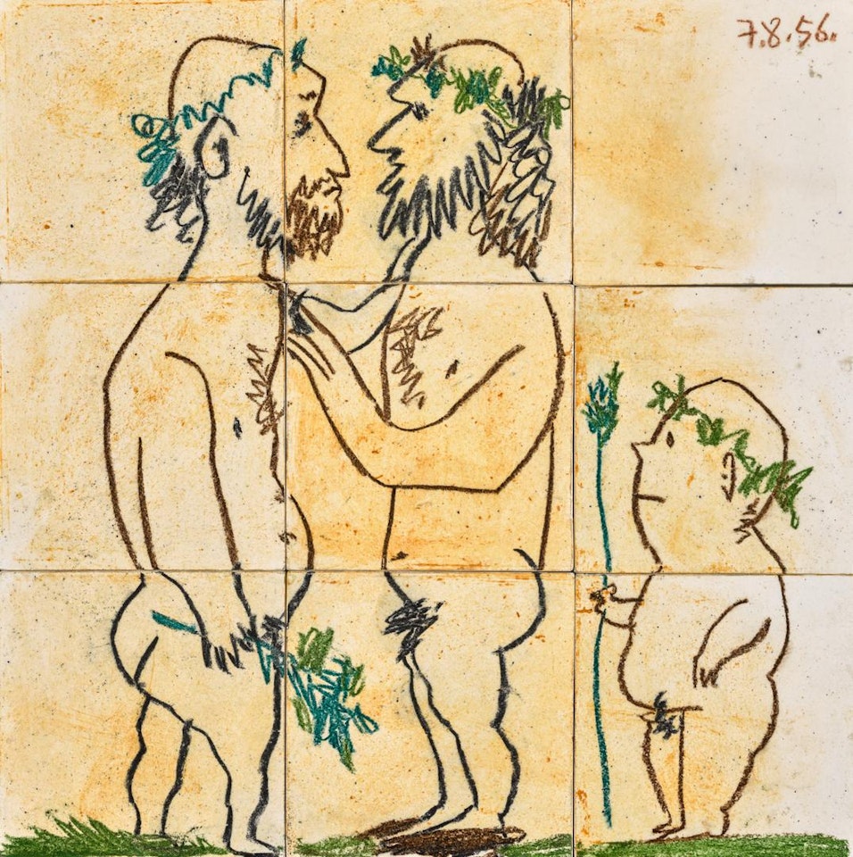 LA RENCONTRE (TROIS PERSONNAGES) by Pablo Picasso