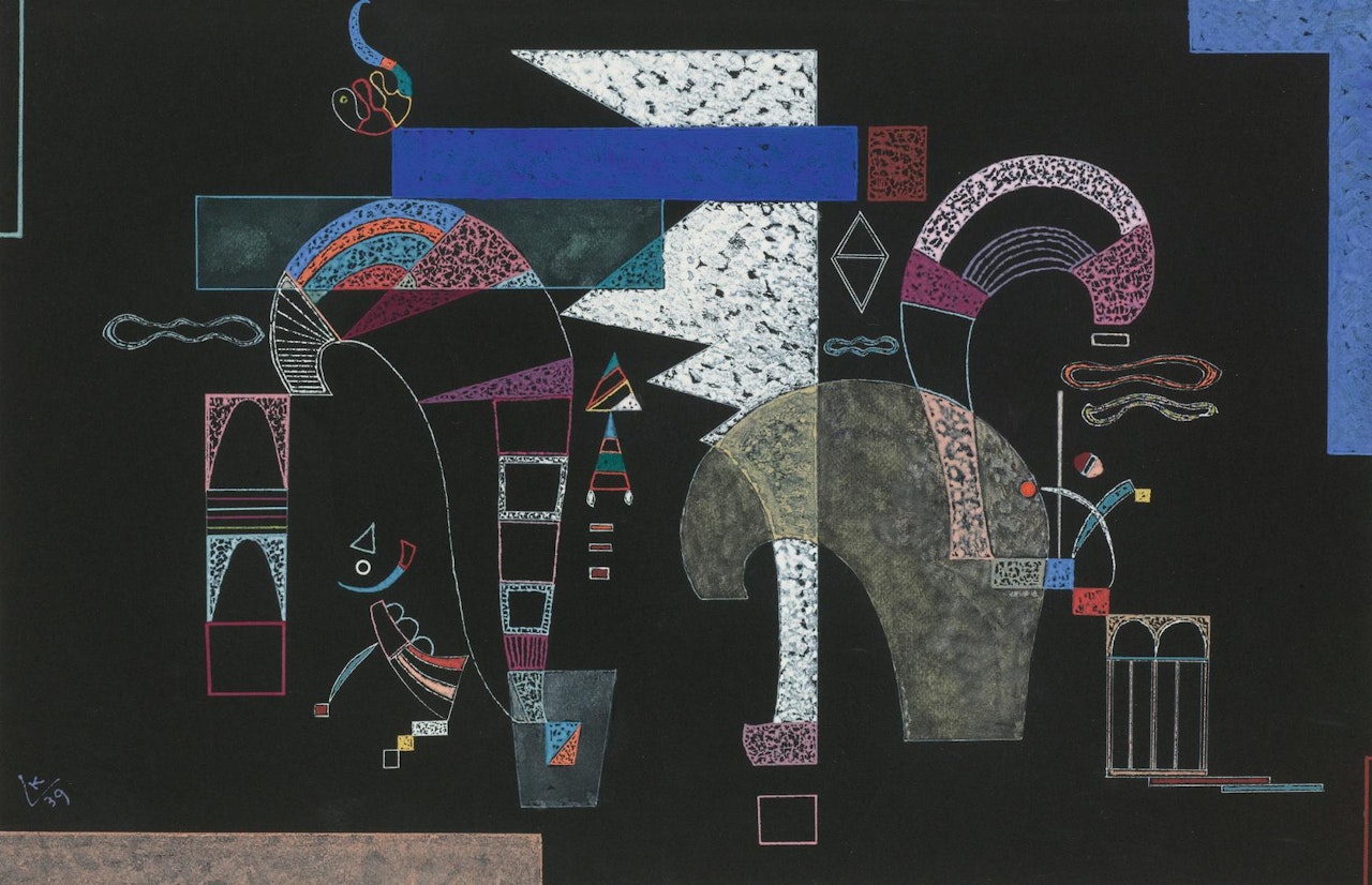 LA FORME BLANCHE by Wassily Kandinsky