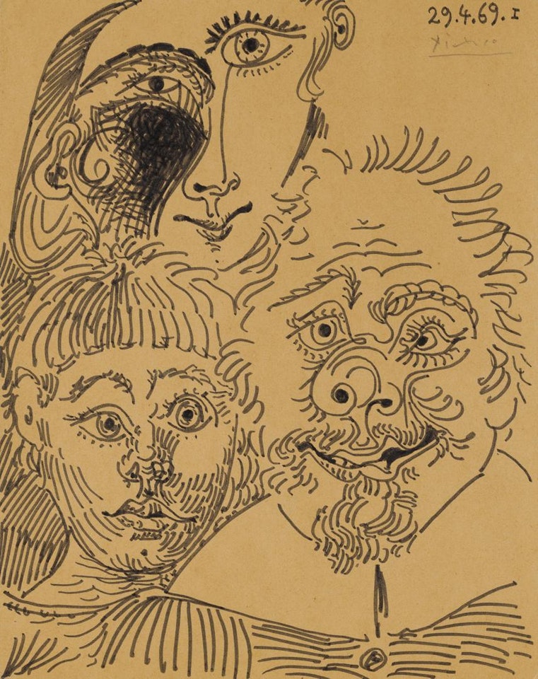 TROIS TÊTES by Pablo Picasso