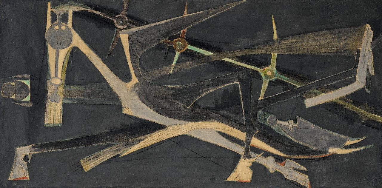 AU COMMENCEMENT DE LA NUIT (BONJOUR MONSIEUR LAM)  by Wifredo Lam