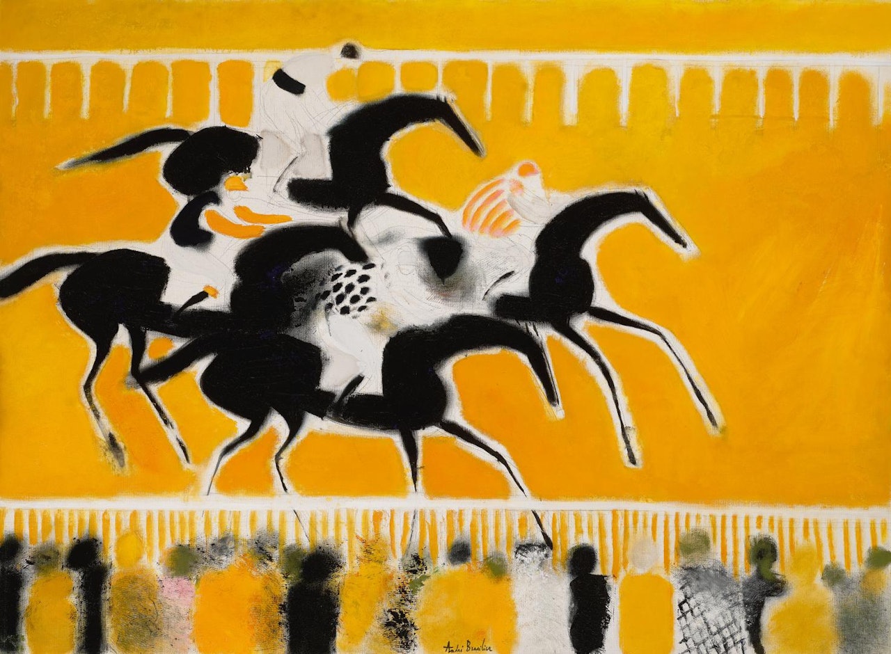 COURSES À AUTEUIL by André Brasilier