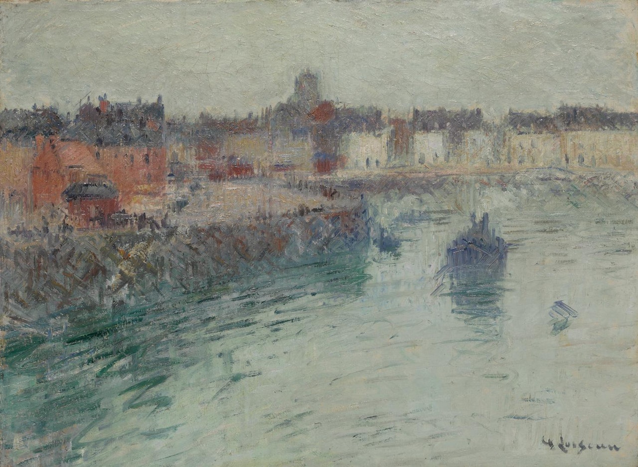 L'AVANT-PORT DE DIEPPE by Gustave Loiseau