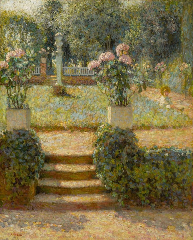 LE PERRON, SOLEIL by Henri Le Sidaner