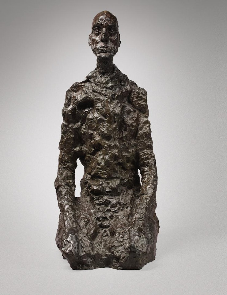 BUSTE D'HOMME ASSIS (LOTAR III) by Alberto Giacometti