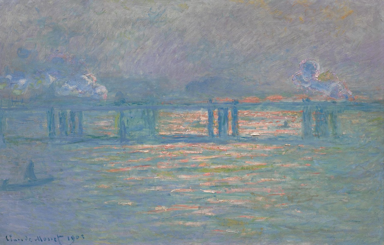 CHARING CROSS BRIDGE by Claude Monet