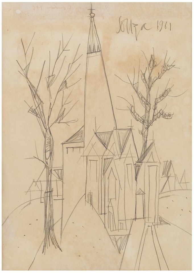 UNTITLED (CHURCH) by Francis Newton Souza