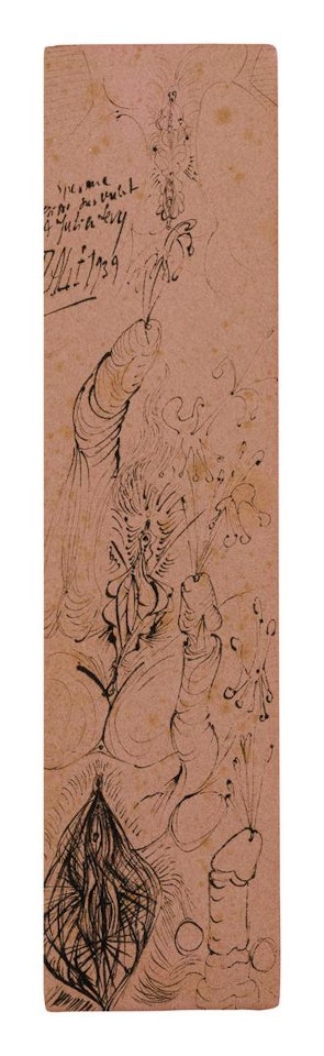 SPERME, VERGES ET VULVES by Salvador Dali