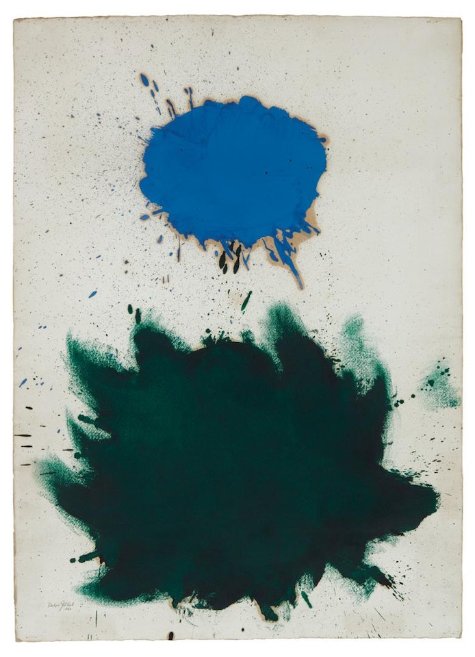 BLUE SMASH by Adolph Gottlieb
