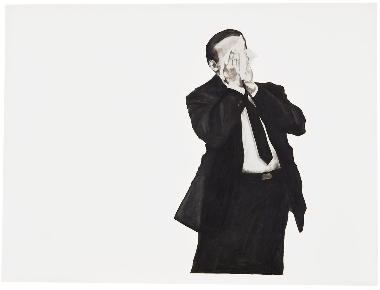 MAN WITH HANDKERCHIEF by Robert Longo