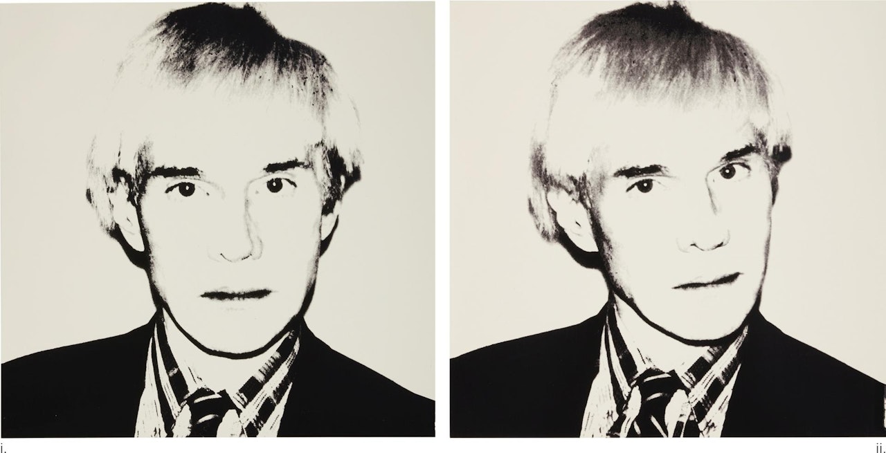 SELF PORTRAIT (PAIR) by Andy Warhol