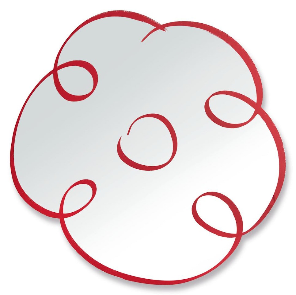 FLOWER DRAWING (RED) by Jeff Koons