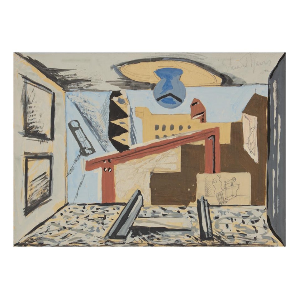 NEW YORK ATTIC by Stuart Davis
