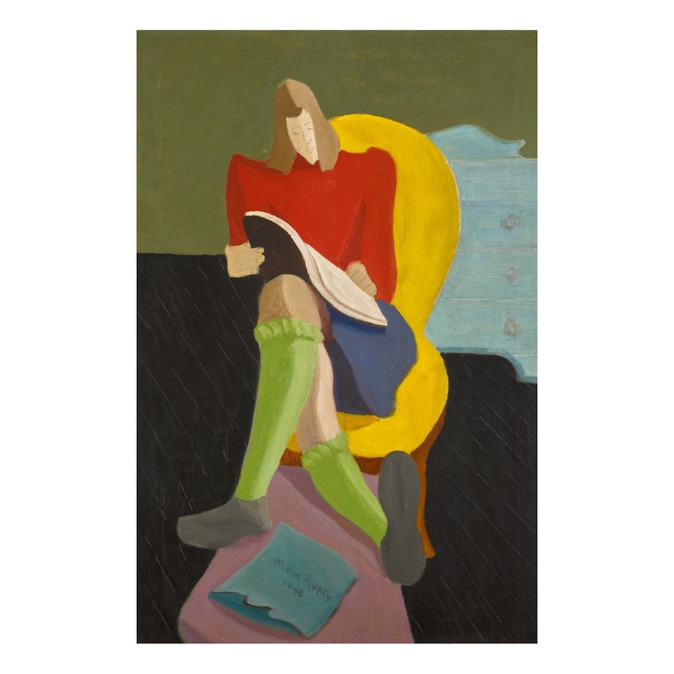 HOMEWORK by Milton Avery