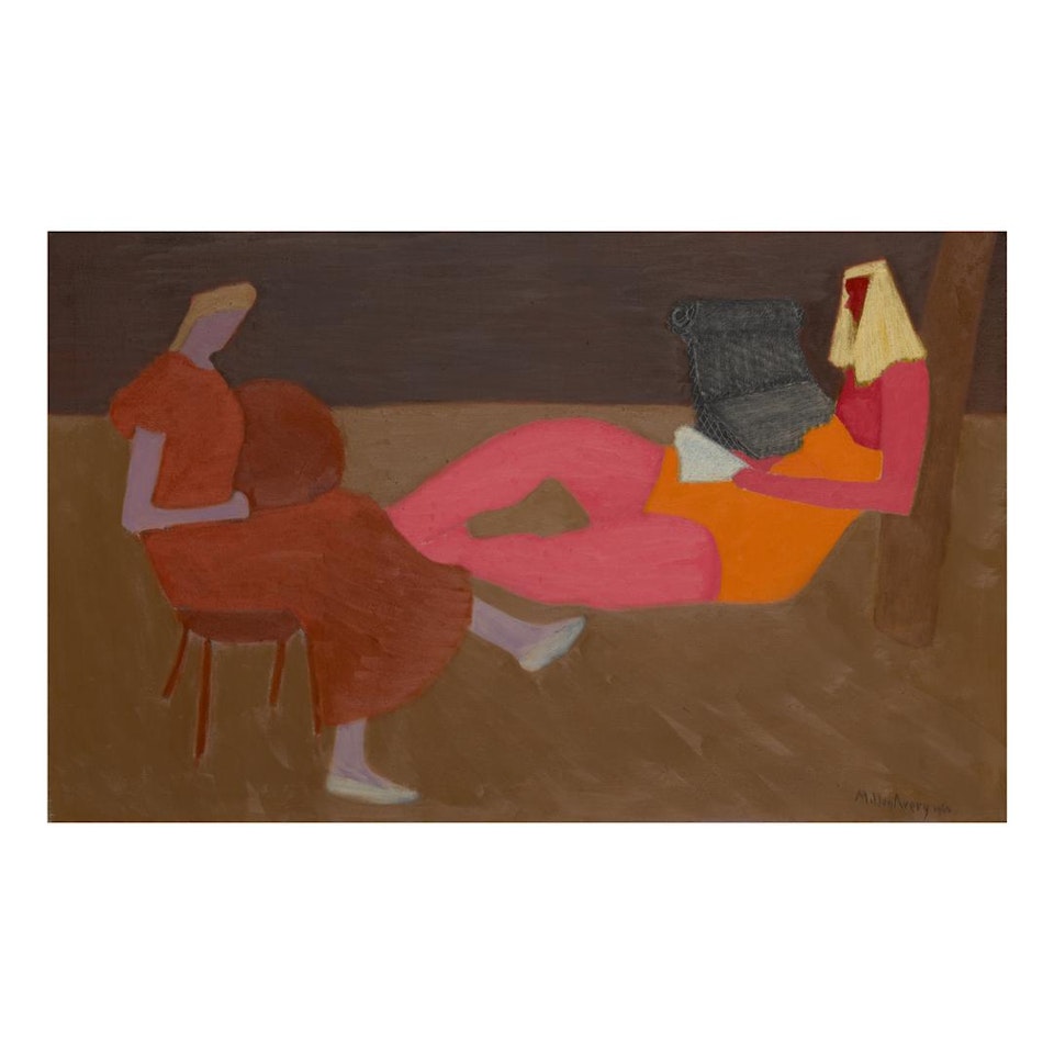 PORCH SITTERS by Milton Avery