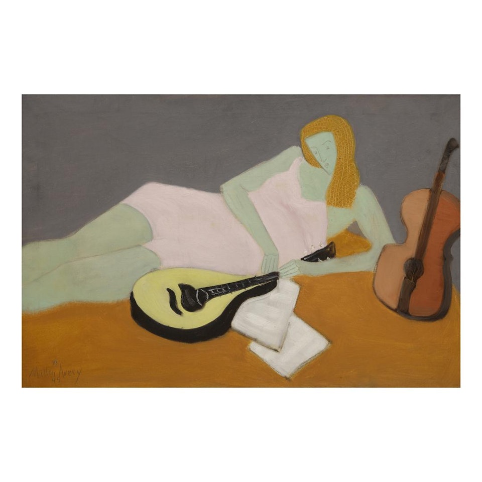 YOUNG MUSICIAN by Milton Avery