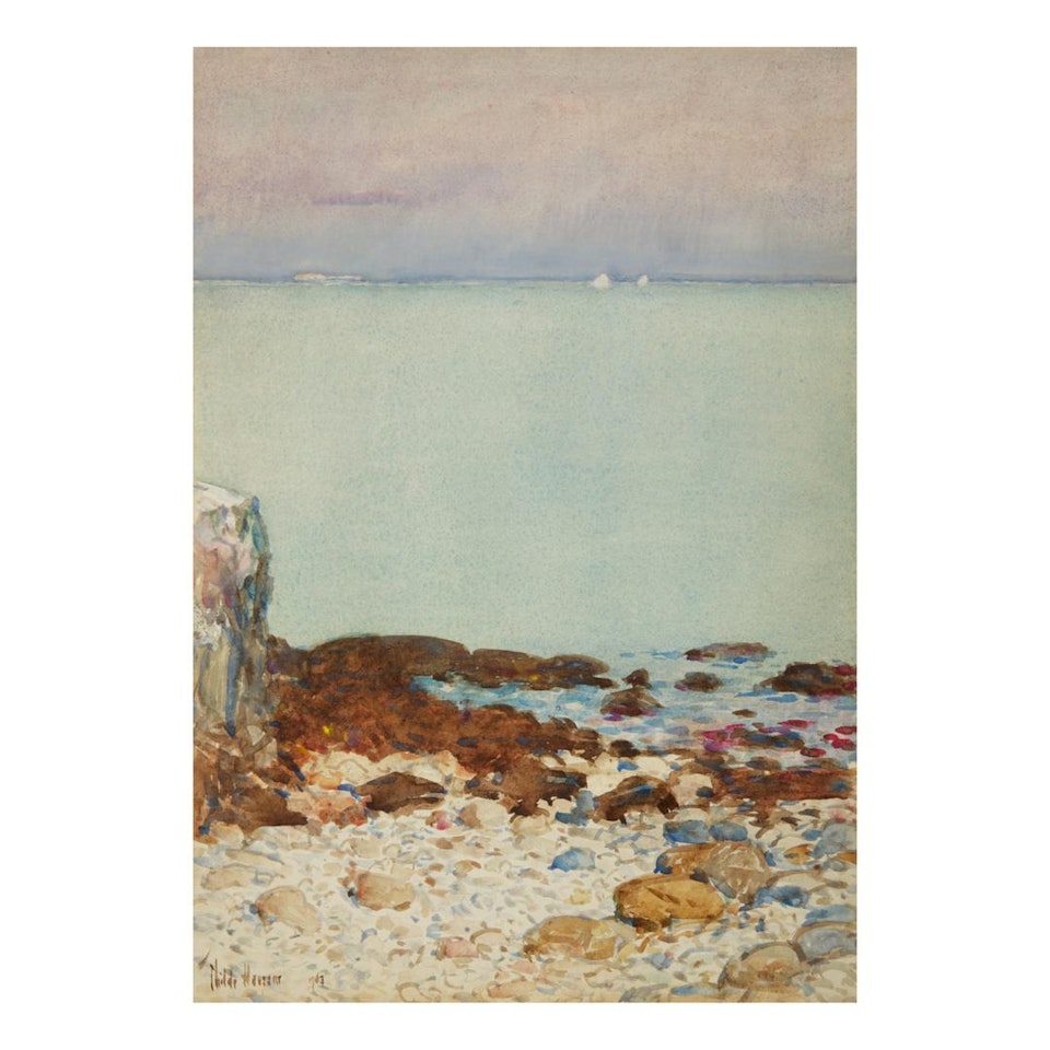 LOW TIDE, ISLES OF SHOALS by Childe Hassam