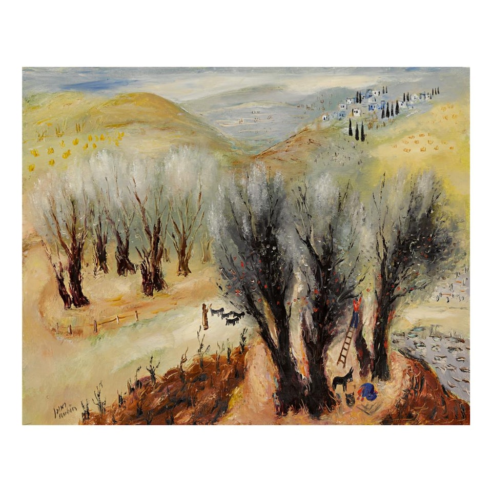 NEAR SAFED by Reuven Rubin